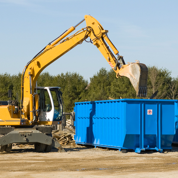 what size residential dumpster rentals are available in Belfair WA